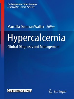 cover image of Hypercalcemia